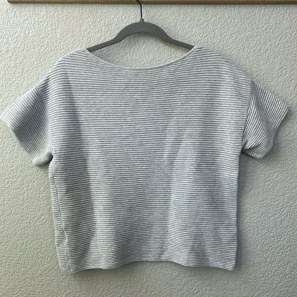 Tommy Bahama Bonita Ottoman Short-Sleeve Sweater in Gray - Picture 2 of 7